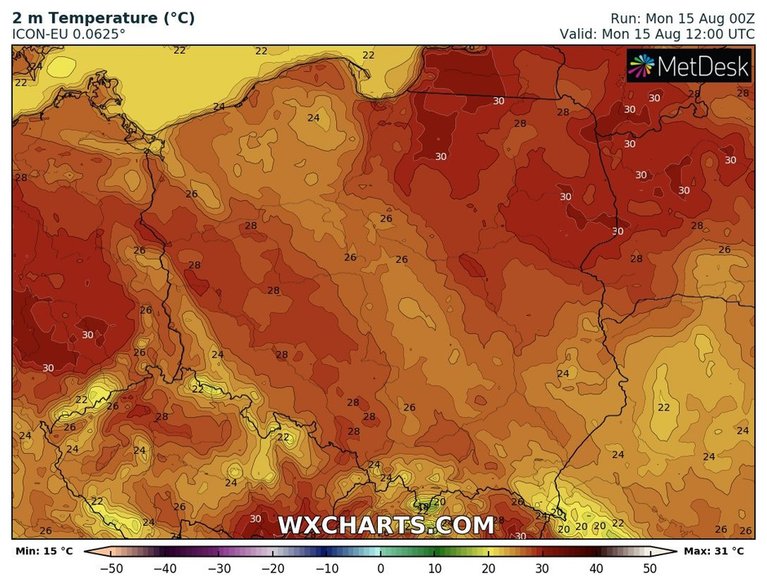 Temperatura miejscami może dojść do 30 st. C