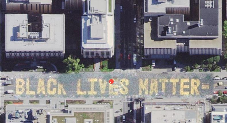 Apple Maps Black Lives Matter