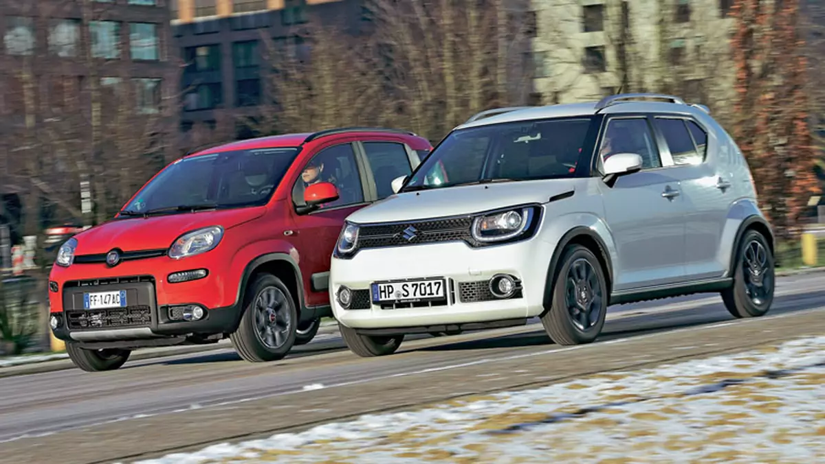 Fiat Panda kontra Suzuki Ignis - czy miejskie auta z napędem 4x4 zawstydzą SUV-y?