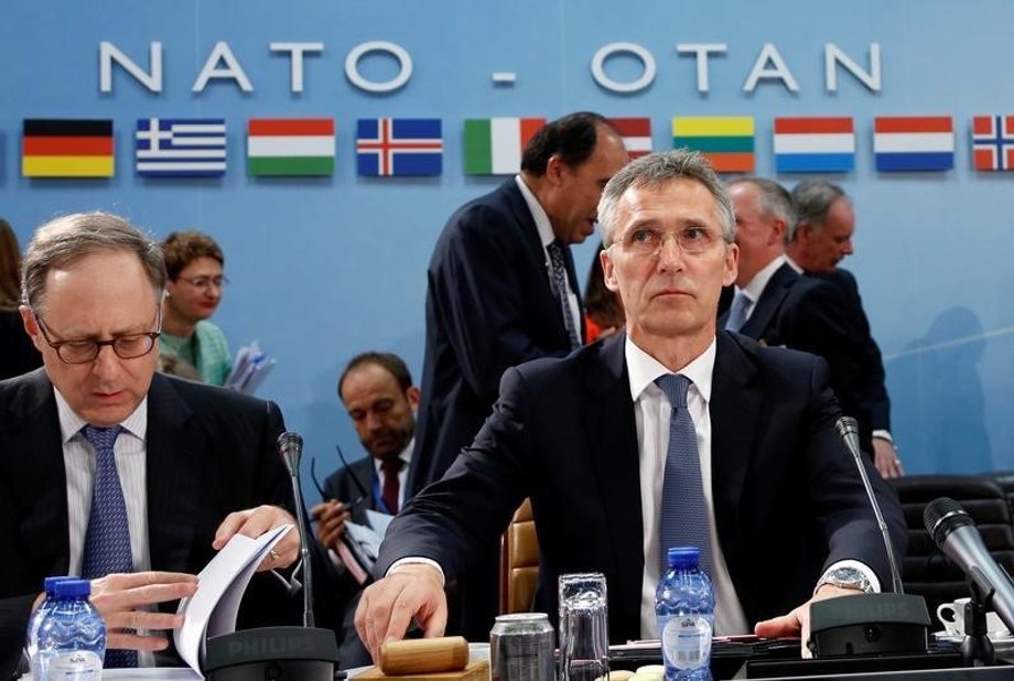 NATO Secretary-General Stoltenberg chairs a NATO defence ministers meeting in Brussels.