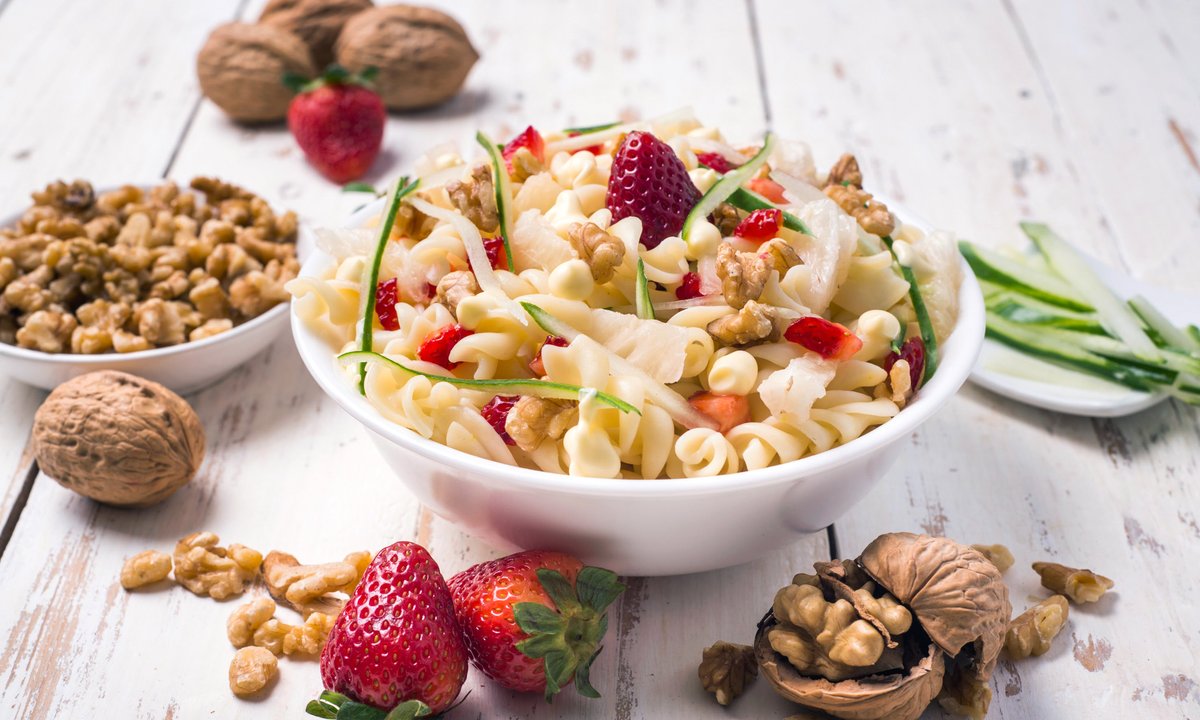 Makaron z truskawkami w nowej wersji. Zdrowszy i smaczniejszy