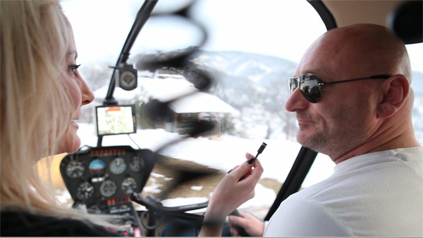 Novinarka „Blica“ sa Krnetom iznad Mećavnika