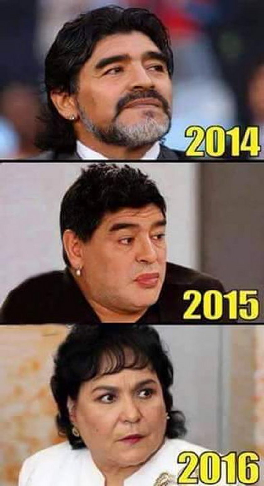 Maradona zrobił sobie usta!