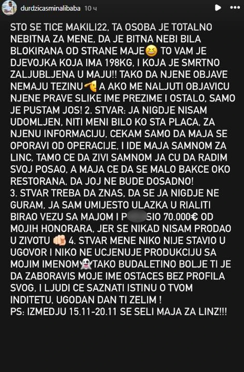 Operisana Maja Marinković, seli se iz Srbije: Asmin otkrio detalje