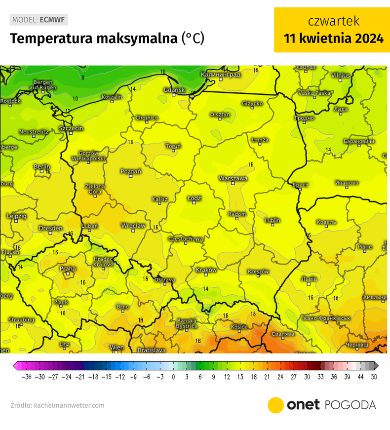 Zapowiada się dość ciepły dzień