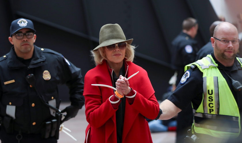 USA: Jane Fonda zatrzymana pod parlamentem