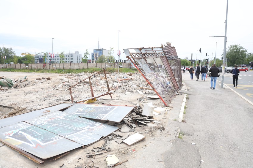 Fotografije sa mesta nesreće na Novom Beogradu