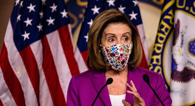 Speaker of the House Nancy Pelosi.
