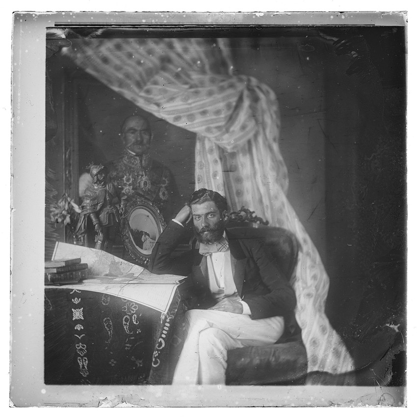 Anastas Jovanović, Knez Mihailo u enterijeru, oko 1856.