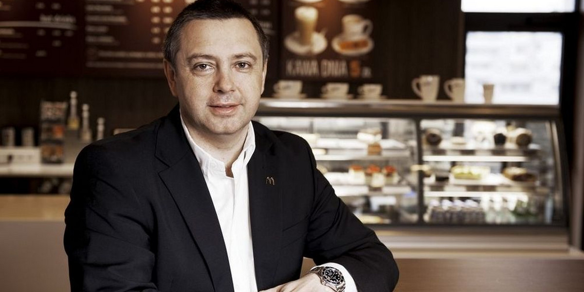 Piotr Jucha związany jest z firmą McDonald's od 25 lat