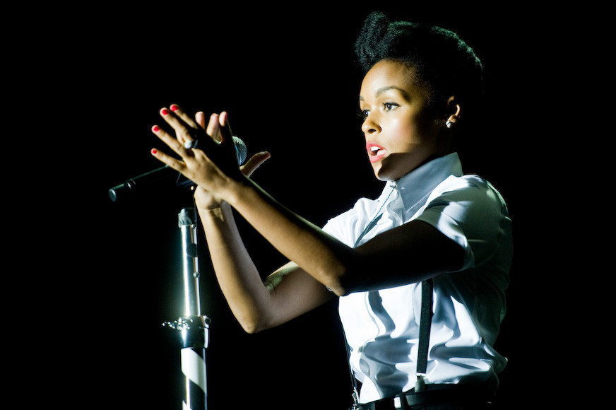 Janelle Monae na Heineken Open'er Festival  2012 (fot. Monika Stolarska / Onet)