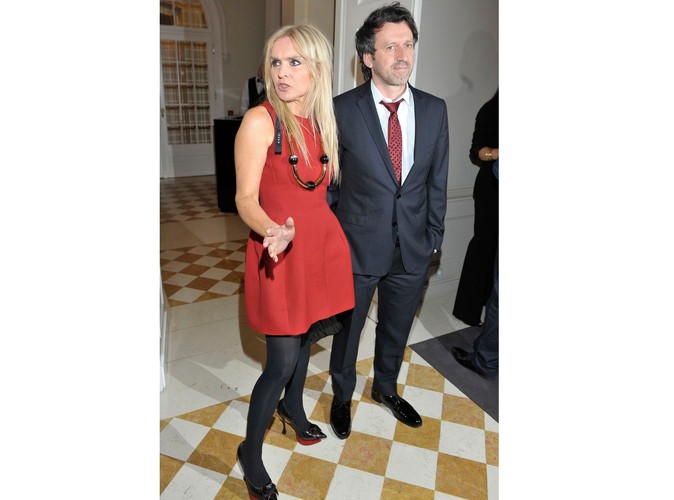 Monika Olejnik z partnerem Tomaszem Ziółkowskim