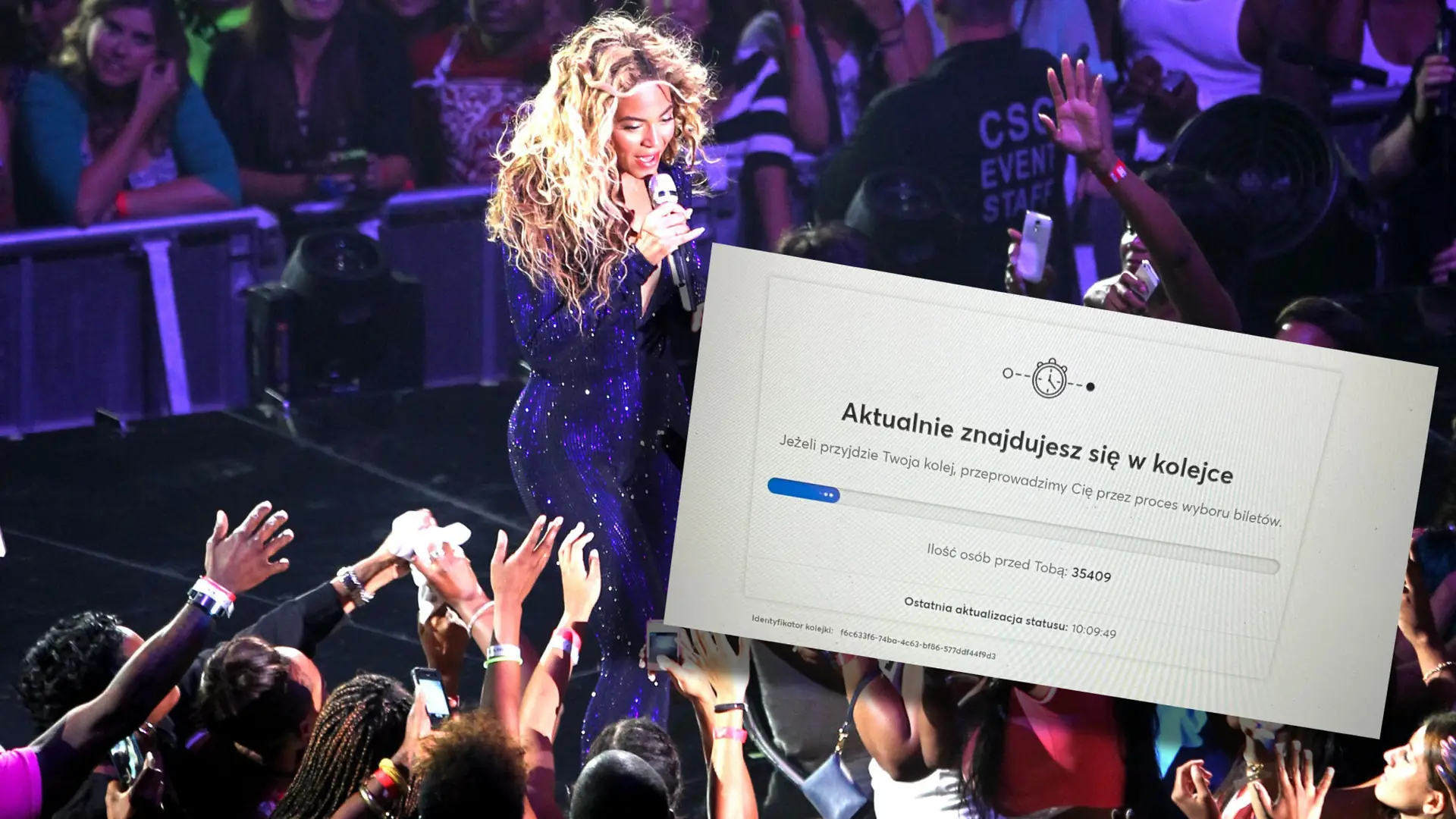 Chciałam kupić bilet na Beyoncé. Czekałam w kolejce 80 minut. Wiele osób traciło nerwy