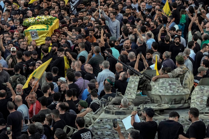 Sahrana ubijenih u eksplozijama pejdžera u Bejrutu, Liban, 18. septembra