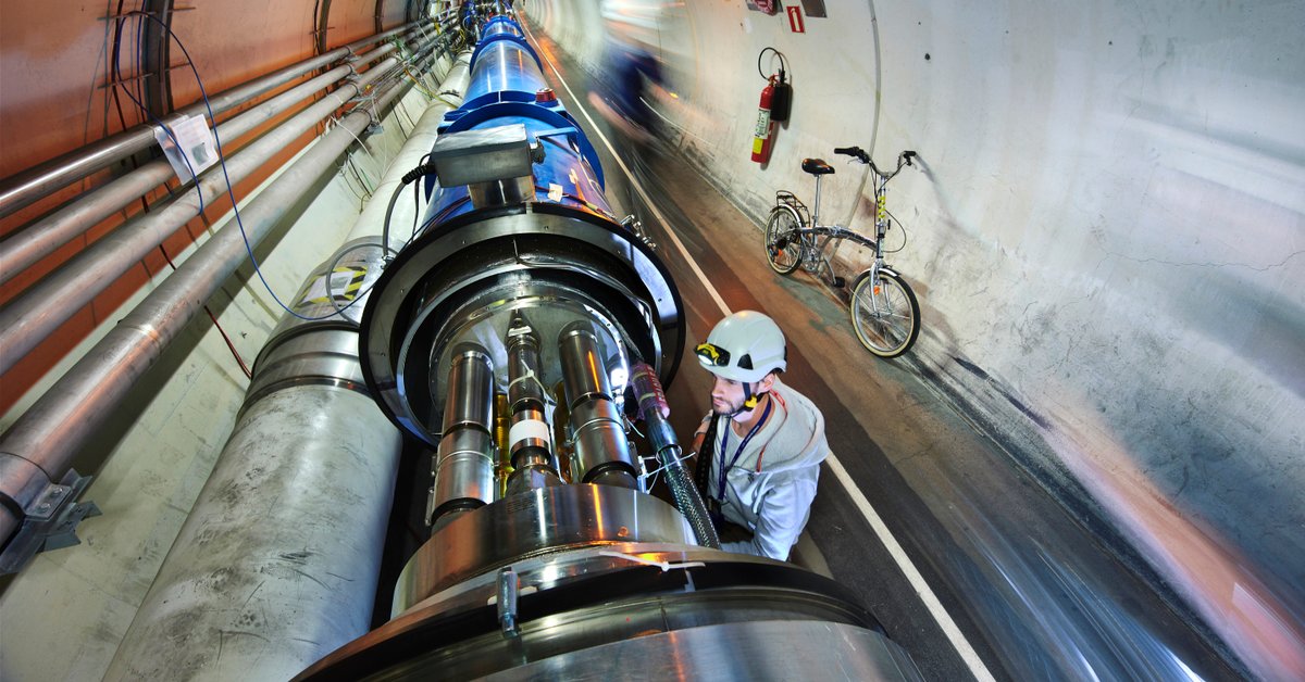 The Large Hadron Collider has recorded a rare event