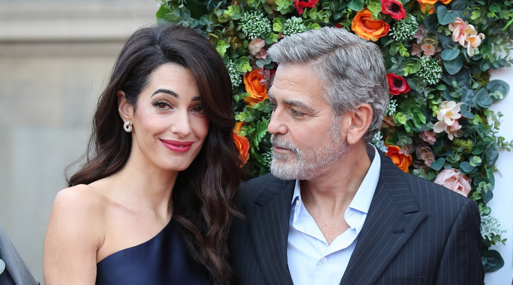 Amal és George Clooney / Fotó: Northfoto