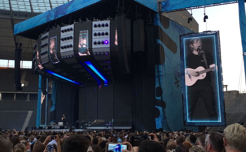 Ed Sheeran koncert Berlin fot. N. Ryńska