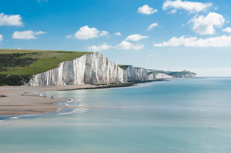 Najpiękniejsze klify Europy: Białe Klify w Dover, Anglia