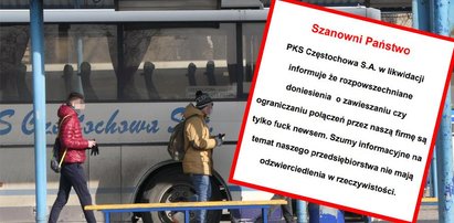 Wulgarna wpadka PKS Częstochowa. Wstyd na całą Polskę!