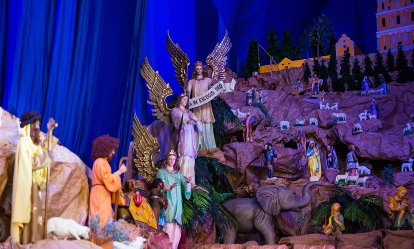 SZOPKA BOŻONARODZENIOWA W KOŚCIELE ŚW. FRANCISZKA SERAFICKIEGO W POZNANIU