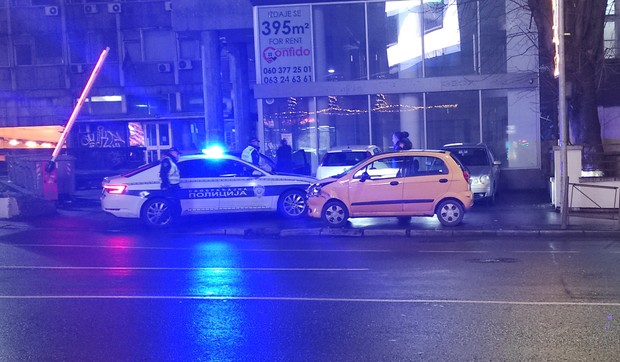 Sudar kod Terazijskog tunela