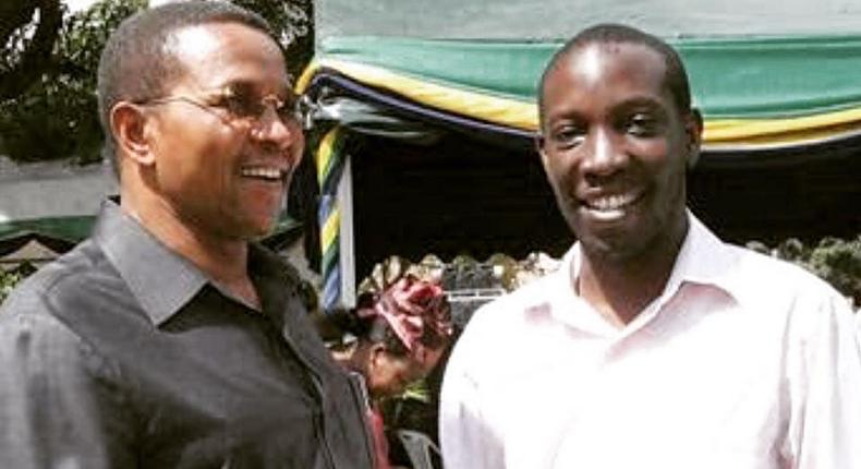 Ruge Mutahaba with Jakaya Kikwete. Tanzanians Mourninf the death of Cloud FM's Boss Ruge Mutahaba