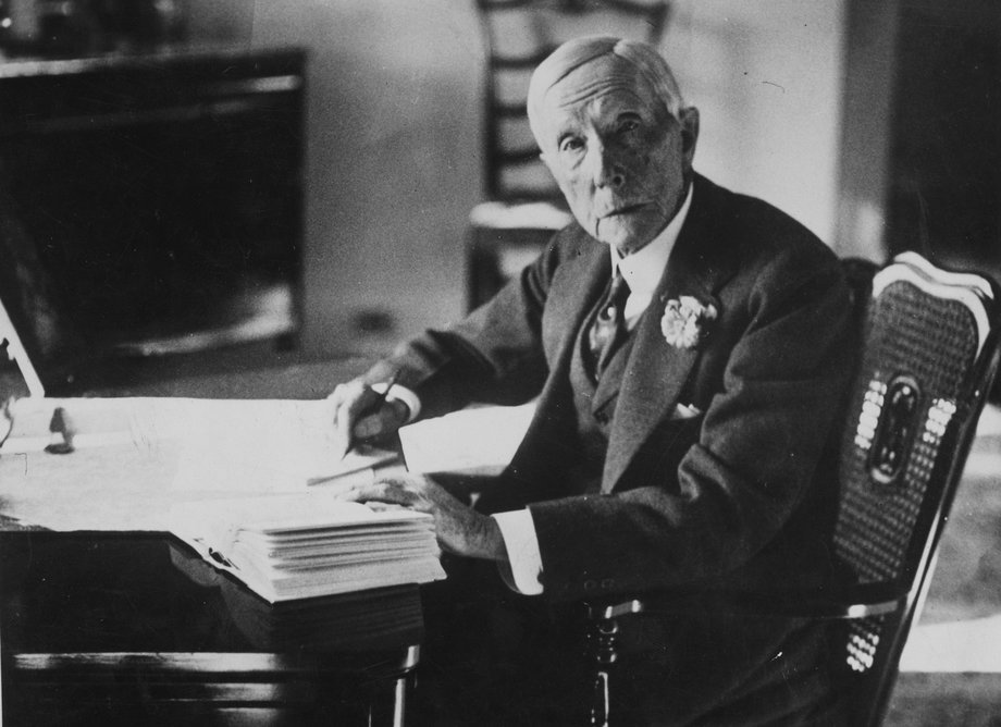 John D Rockefeller, pierwszy miliarder w nowożytnej historii biznesu