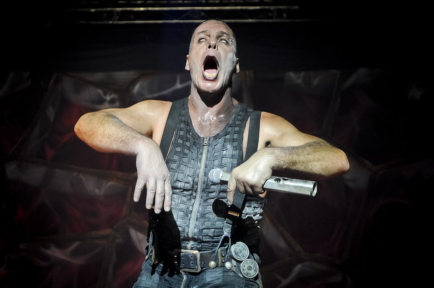 Rammstein w ERGO Arenie w Gdańsku (fot. Artur Rawicz/Onet.)