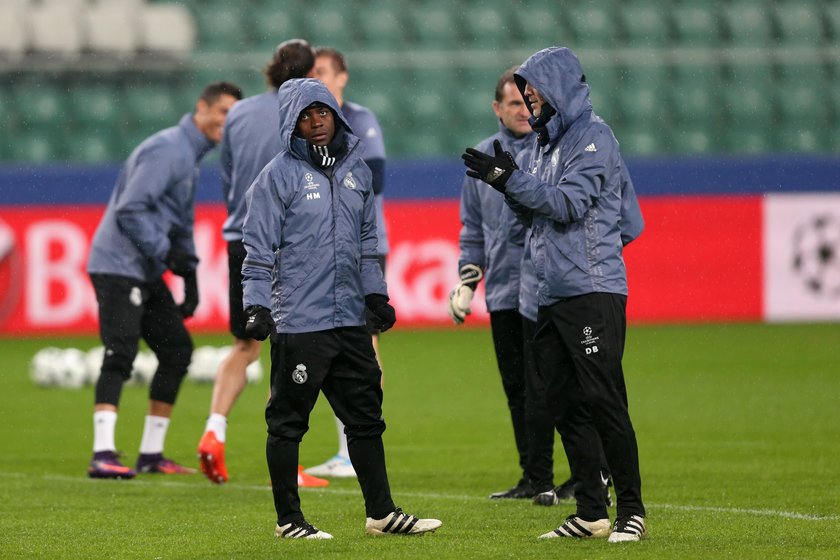 Real Madryt trenuje na stadionie Legii