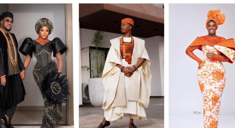 Best dressed celebs at Moses Bliss and Marie Wiseborn's wedding [Instagram]