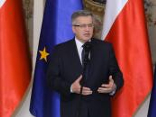 Prezydent Bronisław Komorowski. Fot. PAP/Paweł Supernak