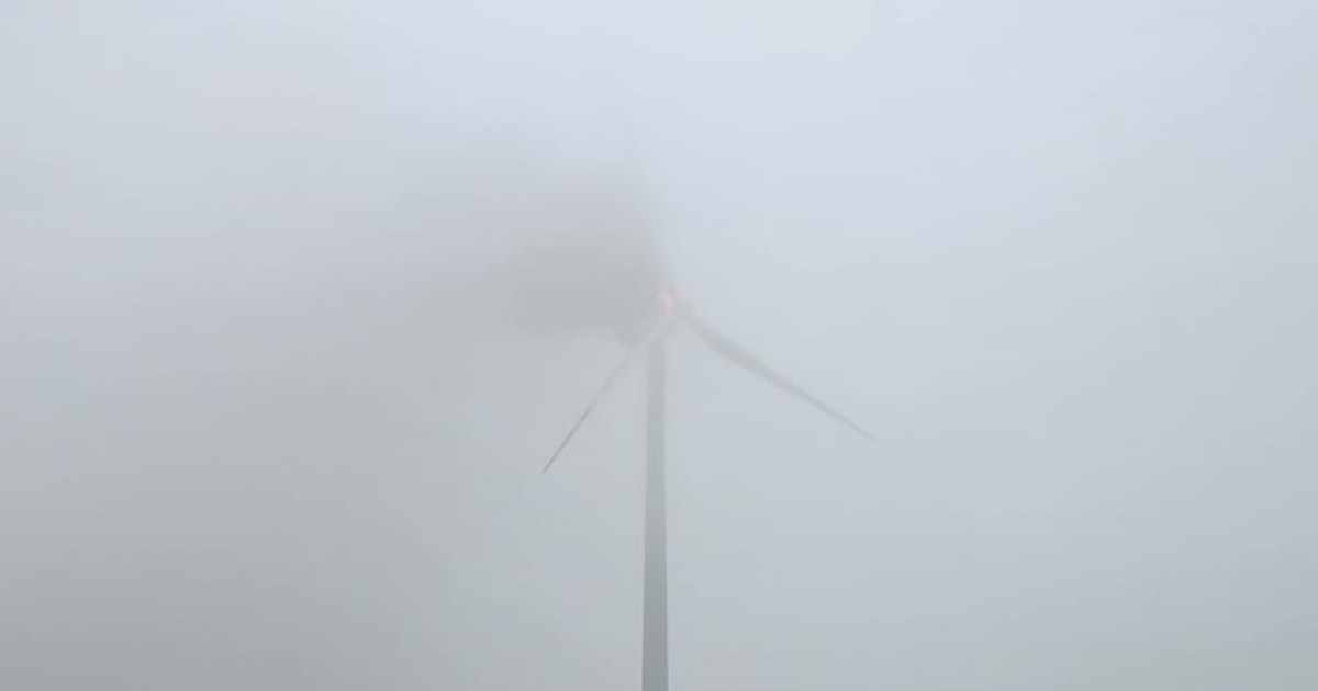 Pożar na farmie wiatrowej w Zachodniopomorskiem