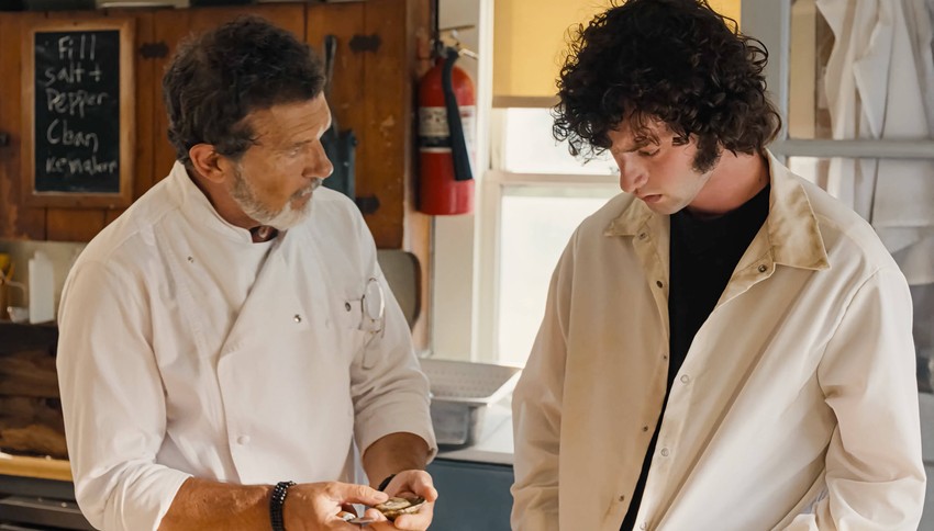 Antonio Banderas i Dominik Sesa u filmu "Tony"