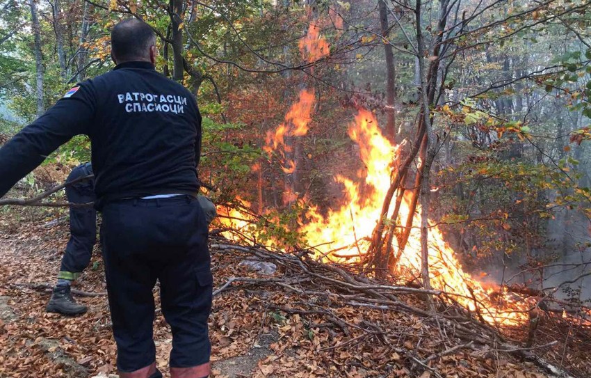 Požar na Staroj planini