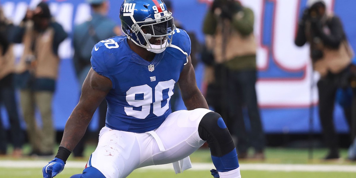 Jason Pierre-Paul is demanding a long-term contract because he feels he's proven he can play with '7 and a half fingers'