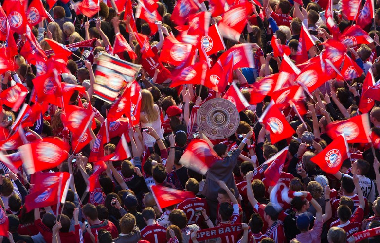 Tak piłkarze Bayernu Monachium fetowali zdobycie mistrzostwa Niemiec