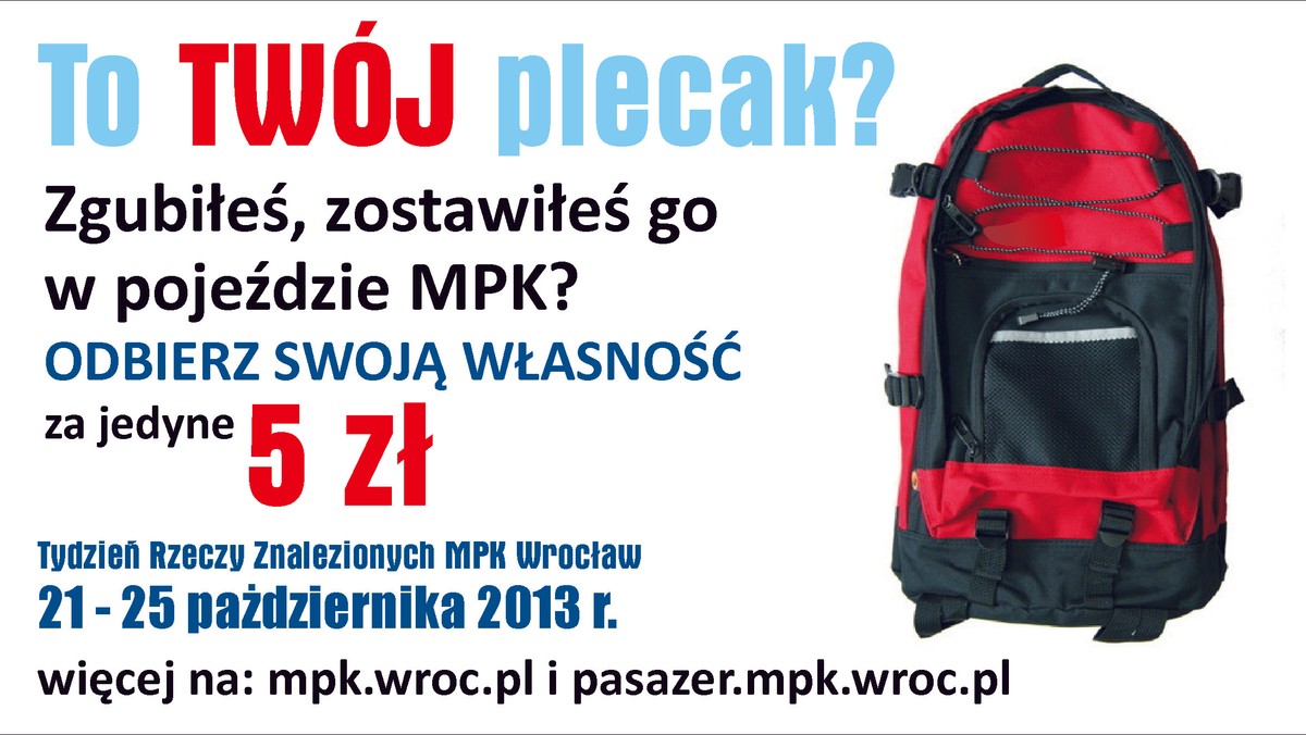 We wrocławskim MPK ruszył tydzień rzeczy znalezionych. To, co zostało zgubione i trafiło do magazynów spółki, można teraz odzyskać. Za swoją zgubę trzeba jednak zapłacić 5 złotych. MPK pozbywa się starych rzeczy, by zrobić miejsce na nowe.