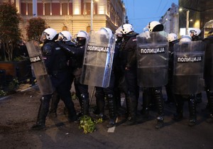 Protest ispred Rektorata