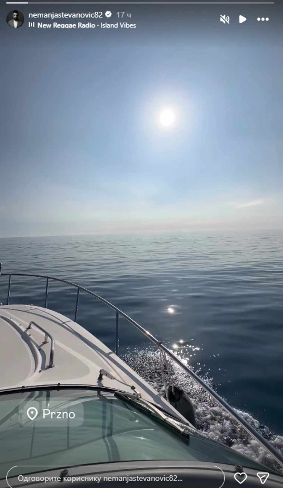 Nemanja Stevanović život na moru