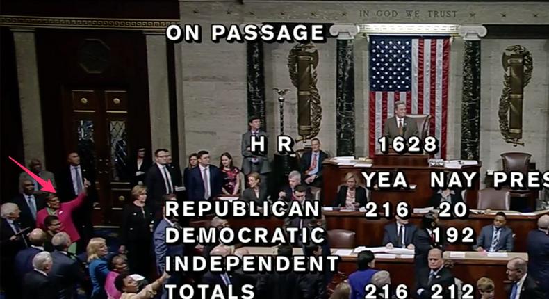 House Floor after AHCA vote.