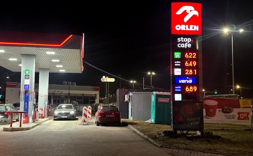 Stacja paliw Orlen - ceny