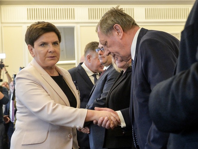 Beata Szydło i Jan Szyszko