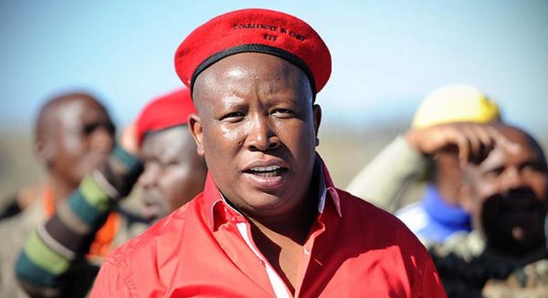 EFF leader and South African MP Julius Malema