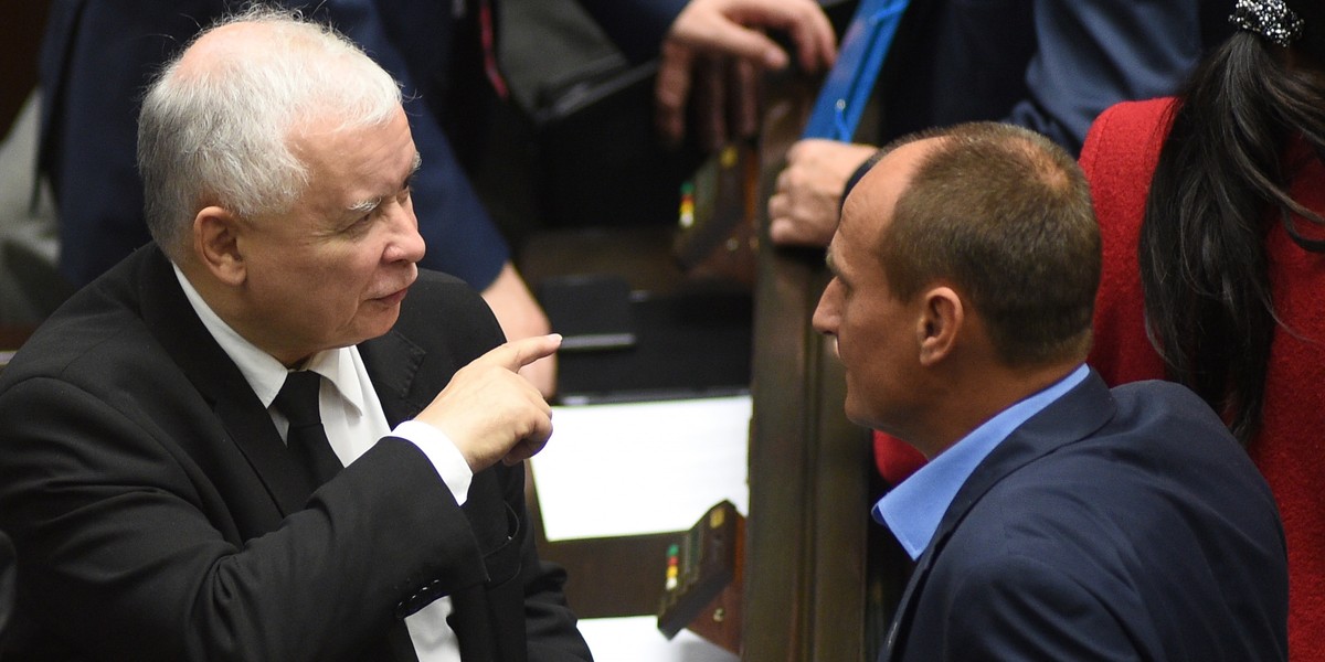 Jarosław Kaczyński i Paweł Kukiz.