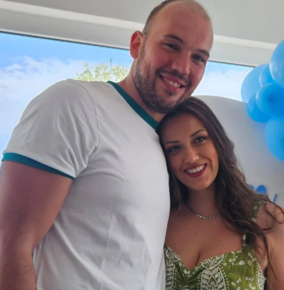 Dušan Mandić sa ženom