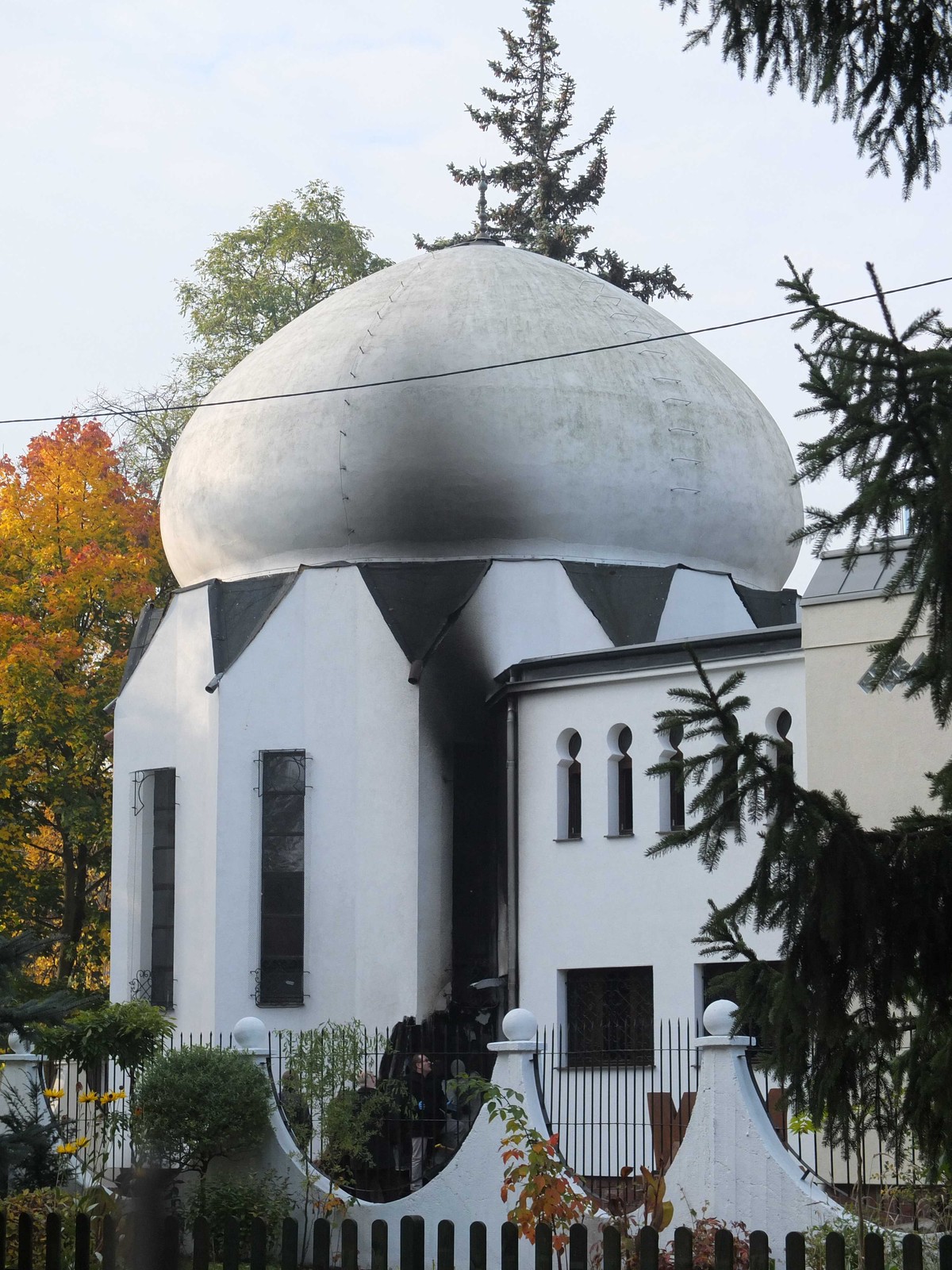 Podpalony gdański meczet
