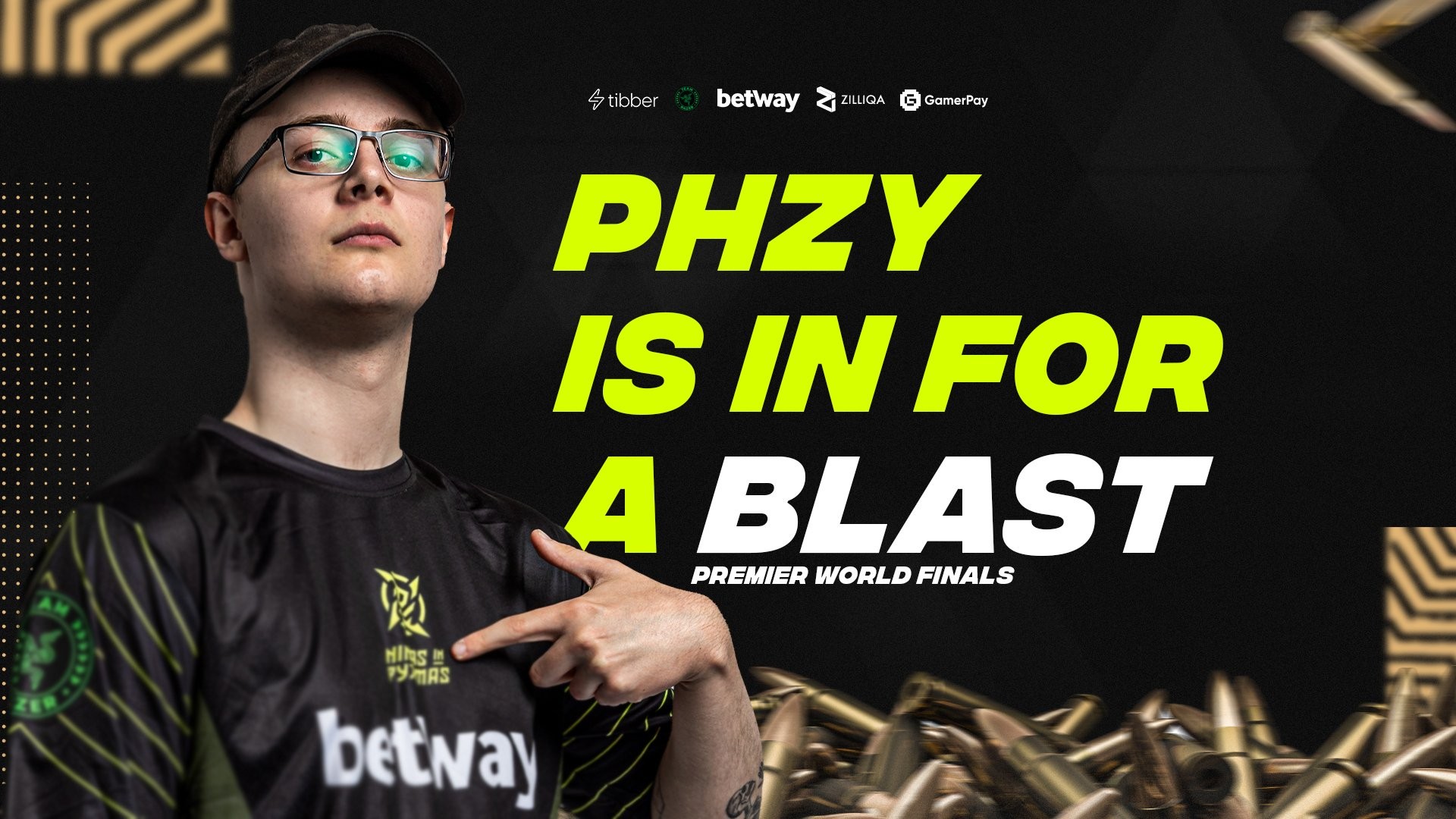 Za NIP si na BLAST Premier World Final namiesto dev1cea zahrá phzy.