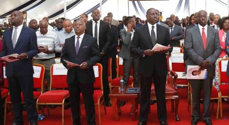 President Uhuru Kenyatta's Sh500k donation at burial of Martha Kirigo Gachagua angers Tanga Tanga MPs