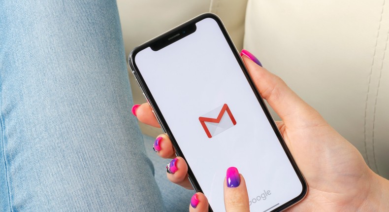 gmail on iphone