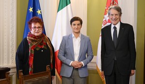 Ana Brnabić i odbor senata Italije